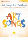 Art Songs For Children Vocal and Piano Buch + Online-Audio