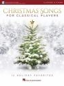 Christmas Songs for Classical Players (+Online Audio) for clarinet and piano