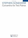 Concertino for Two Pianos for 2 pianos 2 scores