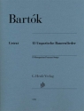 15 ungarische Bauernlieder BB79 f�r Klavier