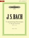 15 zweistimmige Inventionen BWV772-786 f�r Klavier