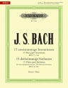 15 zweistimmige Inventionen und 15 dreistimmige Sinfonien f�r Klavier