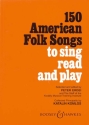 150 American Folk Songs f�r Kinderchor Liederbuch