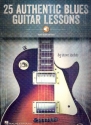 25 authentic Blues Guitar Lessons (+Online Audio):