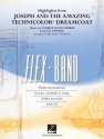 Highlights from Joseph and the Amazing Technicolor Dreamcoat for 5-part flexible Concert Band/Fanfare (opt. Strings) score and parts