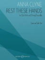 Rest these Hands for violin and string ensemble score and solo part