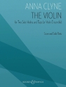The Violin for 2 violins and tape (or 8 violins) score and solo parts)