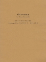 Eric Whitacre, October Blechblserensemble Partitur + Stimmen