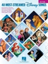 The 40 Most-Streamed Disney Songs for piano/vocal/guitar