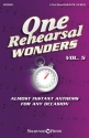 One Rehearsal Wonders, Volume 5 Choral Score 2-Part Mixed Choir, or SAB/SATB