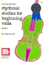 Rhythmic Studies Level 1 for beginning viola