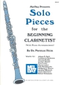 Solo Pieces for the beginning Clarinetist for clarinet and piano