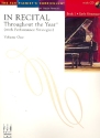 In Recital throughout the Year vol.1 book 1 (+CD) for piano (with teacher's part)