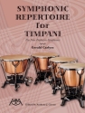 Symphonic Repertoire for Timpani Timpani Buch