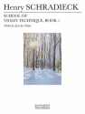 Henry Schradieck, School of Violin Technique - book 1 Violin Buch