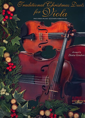 Traditional Christmas Duets (+CD) for 1-2 violas (with printable piano accompaniment)