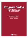 Program Solos for Bassoon Fagott und Klavier Partitur und Stimmen