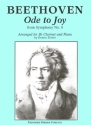 Ludwig Van Beethoven Ode To Joy Klarinette und Klavier Klavierauszug mit Solostimme