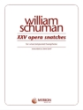 William Schuman Xxv Opera Snatches Alt-Saxophon Solostimme