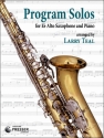 Program Solos Alt-Saxophon Klavierauszug mit Solostimme