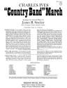 Charles Ives Country Band March sinfonisches Blasorchester Partitur