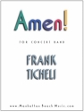 Ticheli, Frank, Amen! Blasorchester Partitur, Stimmensatz