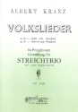 16 Volkslieder in polyphoner Gestaltung f�r 2 Violinen (Violine und Viola) und Violoncello Partitur und Stimmen