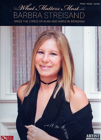 Barbra Streisand: What matters most songbook piano/vocal/guitar