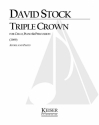 David Stock, Triple Crown Cello / Piano, Percussion Partitur + Stimmen
