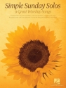 Simply Sunday Solos Klavier Buch