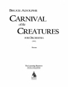 Bruce Adolphe, Carnival of the Creatures Orchestra Partitur