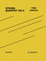 F. Lerdahl, String Quartet No.3 fr Streichquartett Partitur und Stimmen