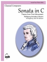 Sonata in C Klavier Buch