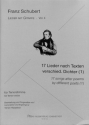 17 Lieder nach Texten verschiedener Dichter Band 1 f�r hohe (mittlere) Stimme und Gitarre