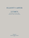 Carter, Elliott, Luimen fr Trompete, Posaune, Harfe, Mandoline, Gitarre und Vibraphon Partitur