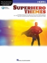 Superhero Themes for Horn Horn Book & Audio-Online