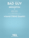 Bad Guy for string quartet score and parts