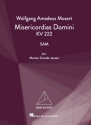 Misericordias Domini KV 222 for mixed choir (SAM) and piano vocal score