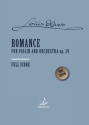 Romance op.29 for violin and orchestra score