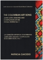 The Colombian Art Song Jaime Len - analysis and compilation of his vocal works vol.1 score (en/sp)
