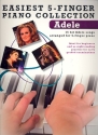 Adele: for 5-finger piano (with text)