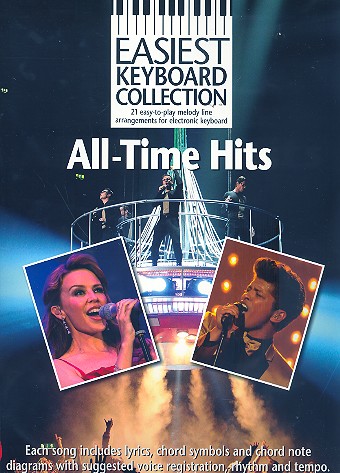 All Time Hits: for keyboard Easiest Keyboard Collection