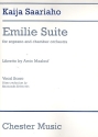 Emilie Suite for soprano and chamber orchestra vocal score (frz)