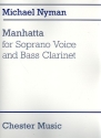 Manhatta for soprano voice and bass clarinet score