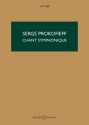 Chant symphonique op.57 for orchestra study score