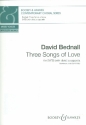 3 Songs of Love for mixed chorus a cappella score
