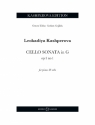 Cello Sonata in G op.1 no.1 for violoncello and piano