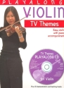 Playalong Violin (+CD): TV Themes for violin (easy) and piano