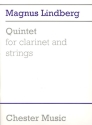 Quintet for clarinet, 2 violins, viola and violoncello score