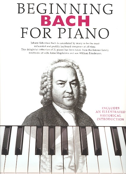 Beginning Bach for piano